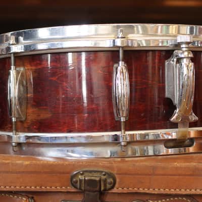 1970's Gretsch '4157' Snare Drum 5.5”x14" in Walnut image 6