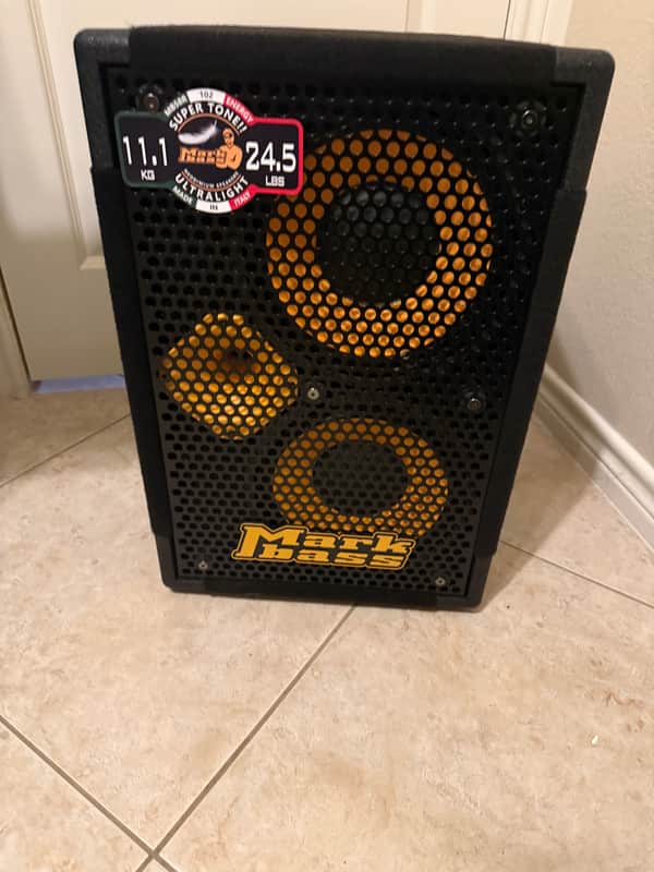 Markbass MB58R 102 Energy 400-Watt 2x10" Bass Speaker Cabinet (4ohm) 2022 - Present - Black image 1