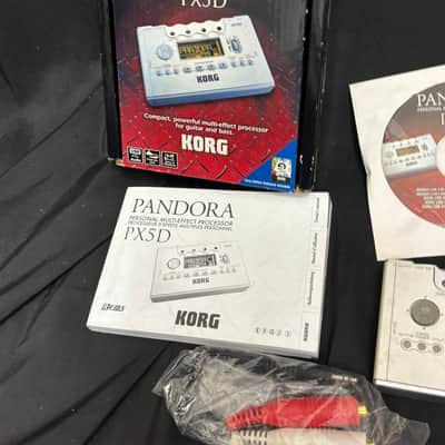 Korg Pandora PX5D Personal Multi Effect Processor with Box Manual CD Cable Untested image 3