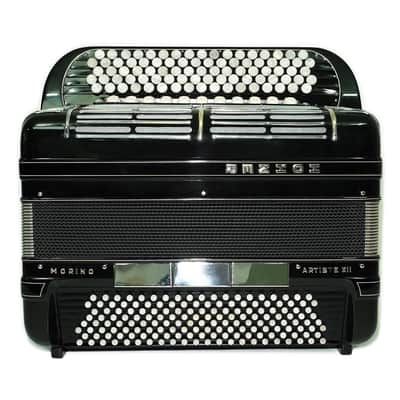 Converter Hohner Morino Artiste XII Cassotto Button Accordion, made in Germany, C Griff Knopfakkordeon, Straps and Case, 2723 image 1