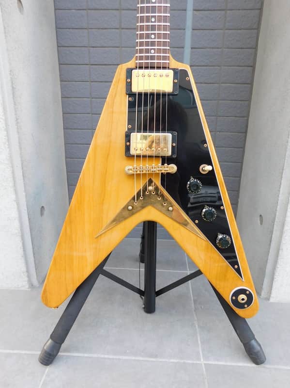 Gibson Flying V Heritage Korina Reissue 1982 Natural image 1