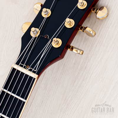 1985 Greco Mint Collection EG59-240 Burst Standard Carved Top w/ Dry Humbuckers & Case, Japan Fujigen image 4
