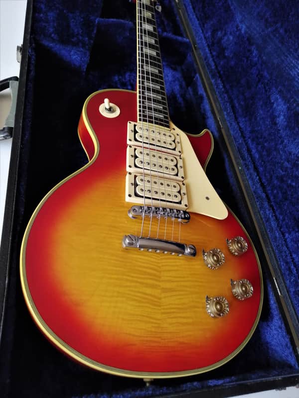 1978 Greco Ace Frehley Budokan Les Paul Custom EG600PR (3 PAFs)+
