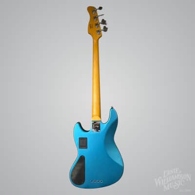 Sire Marcus Miller V6-4 String Bass Guitar, Maple Fingerboard, Ocean Turquoise Blue image 6