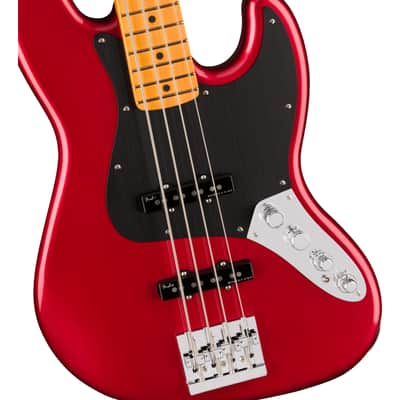 Fender American Ultra II Jazz Bass MN Sinister Red - 4-String Electric Bass image 3
