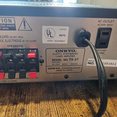 Onkyo TX-27 Mid 80s - Black image 4