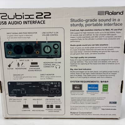 Roland RUBIX 22 USB AUDIO INTERFACE image 8