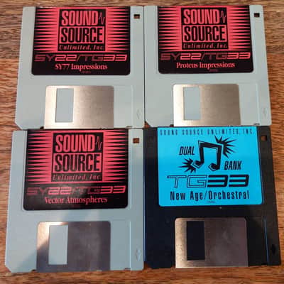 Sound Source Unlimited SY22/TG33 Sounds on Floppy Disk (DOS) 1990s image 1