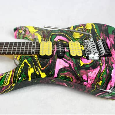 Custom Swirl Painted and Upgraded (MIK) Ibanez RG 270 Electric Guitar image 13