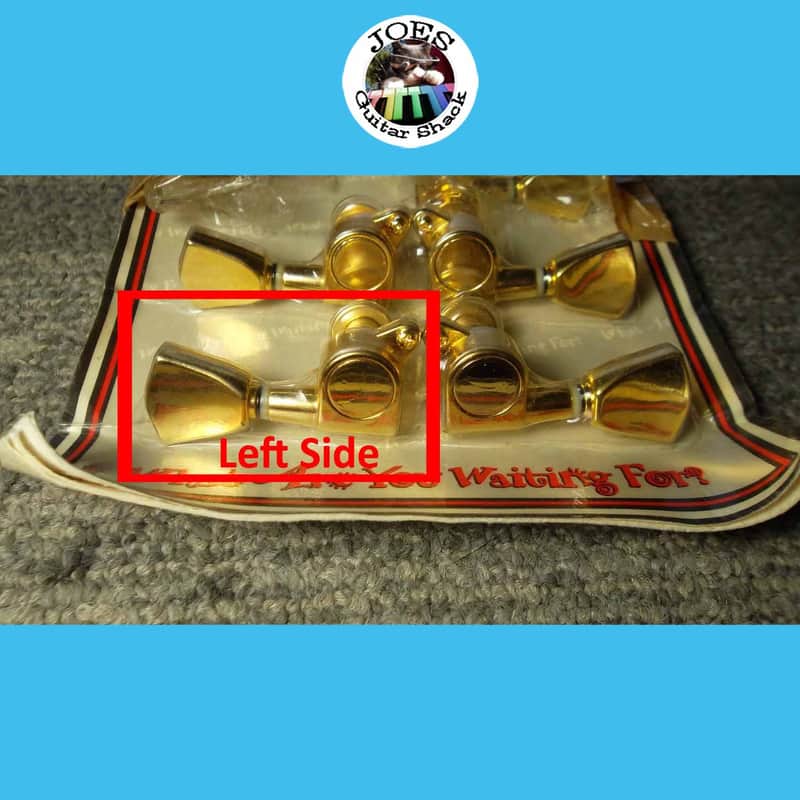 1990's Original Epiphone Les Paul Electric Guitar Rare 45-Deg Mount Keystone Left Side Gold Tulip Tuner NOS! image 1