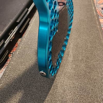 Abel Axe Stratocaster Aluminum CNC Body 1994-1996 - Anodized Blue Aluminum image 11