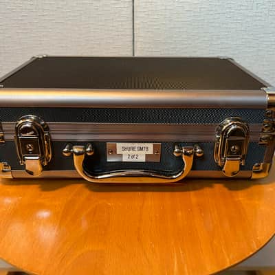Shure SM7B Cardioid Dynamic Microphone 2001 - Present - Black - With Hand Made HARD CASE image 2