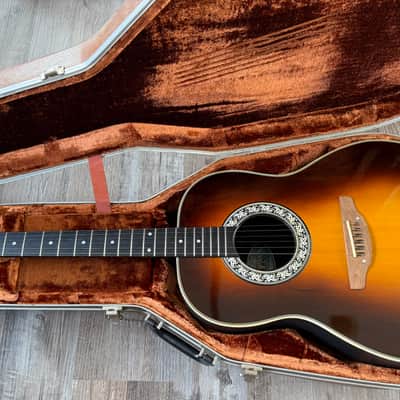 70s Ovation Balladeer 1111-1 Deep Bowl – Sunburst – USA – Nashville Tuned + Original Hardshell Case image 2