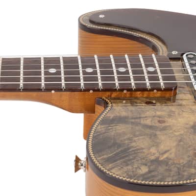 Fender Custom Shop Artisan Buckeye Double Esquire NOS - Aged Natural image 9