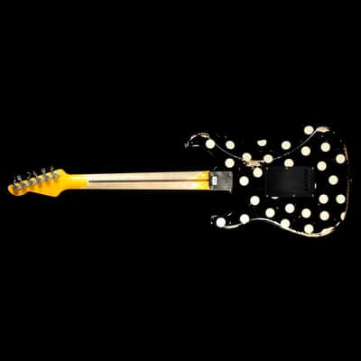 LsL Instruments Saticoy White Heavy Aging Black w/ White Polka Dots image 3