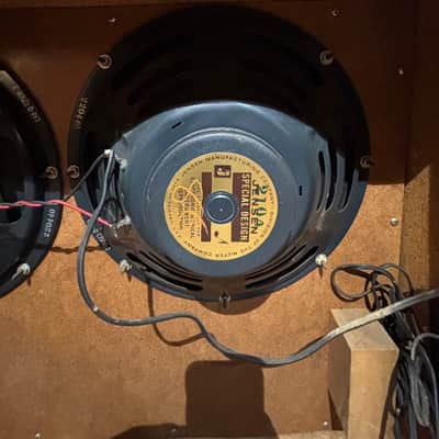 Silvertone Model 1484 Twin Twelve 60-Watt 2x12 Piggyback 1964 - Gray image 10