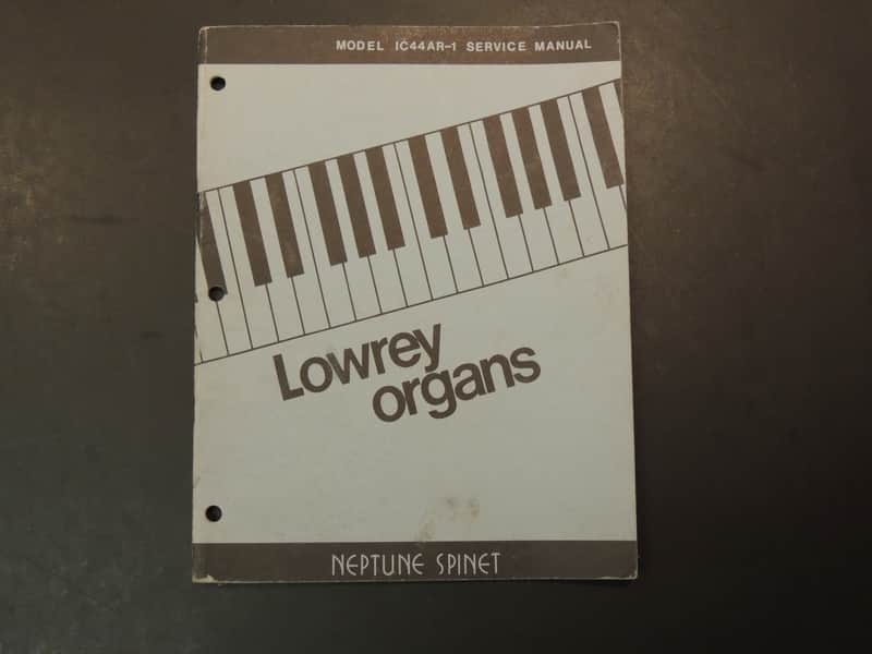 Lowrey Model IC44AR-1 Service Manual