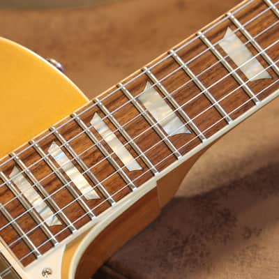 2012 Gibson Custom Shop 1954 Reissue Les Paul Standard BurstBuckers Electric Guitar Goldtop + COA OHSC image 8