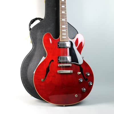 2007 Gibson ES-335 Cherry Red Finish Block Inlays Electric Guitar w/OHSC image 4