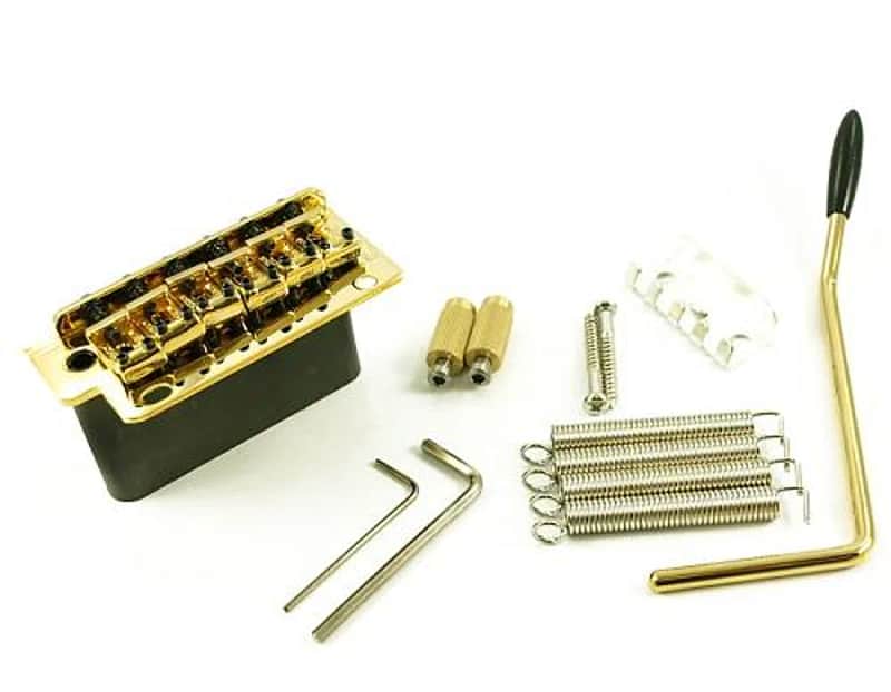 WILKINSON® Contemporary Two Post Fulcrum Tremolo System - Gold Finish image 1