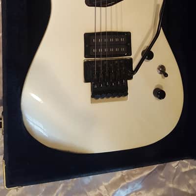 Kramer ProAxe Standard 1989 Pearl White w/OHSC Vintage Seymour Duncan Trembucker Hotrail image 1