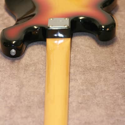 Maya Precision Bass 4 String 1970's 3 Color Sunburst image 10