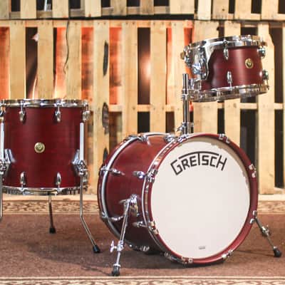 Gretsch Broadkaster Satin Rosewood Drum Set - 18,12,14 - SO#1273967 image 1