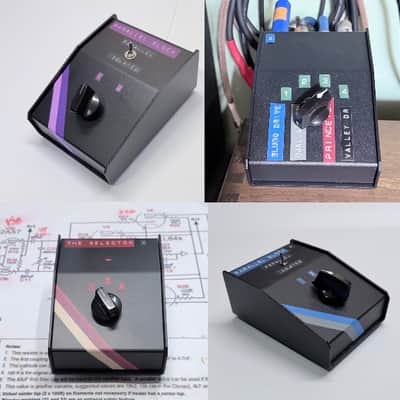 CUSTOM Made to Order Series LINK or Parallel BLOCK - Guitar Amp Speaker Selector / Combiner - Black, Custom | Series or Parallel Available image 1