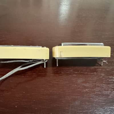 Gibson Vintage Les Paul Deluxe Mini Humbucker Patent Number Sticker Pickup Set 1969-1974 image 5
