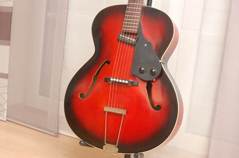 Höfner 455 – 1961 German Vintage Archtop Jazz Guitar Gitarre (Gagliano) image 1