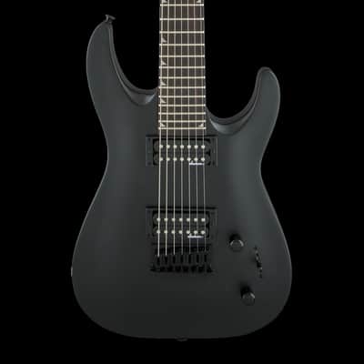 Jackson JS22-7 Dinky Arch Top DKA HT, Amaranth Fingerboard, Satin Black image 1