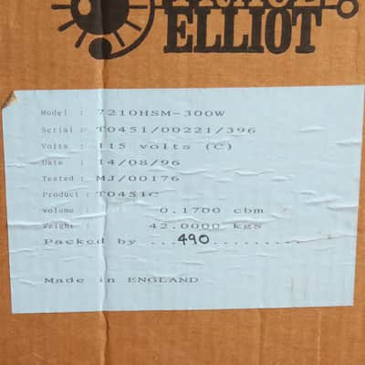 Trace Elliot 7210-HSM GP7 300-Watt 2x10 Bass Combo UK Made MINT (Model 3001) image 12