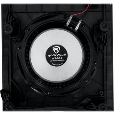 Pair Rockville WA658 6.5" In-Wall Home Speakers w Kevlar Woofer+Silk Dome Tweeter image 7
