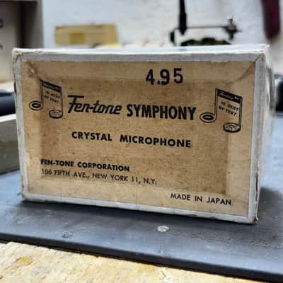 Serviced Fen-Tone vintage Microphone 1950’s with new XLR pigtail! image 5