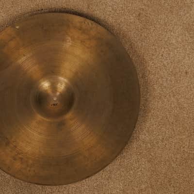 1950s Zildjian A 22" Small Stamp Ride Cymbal 2385g image 2