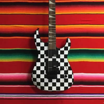 Jackson X Series Soloist SLX DX Checkered Past 2022 - Black/White Checker image 1