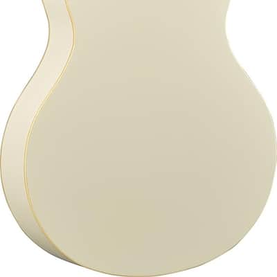 Yamaha APX600 Thin Body Acoustic-Electric Guitar - Vintage White image 2