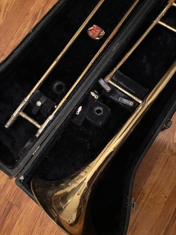 Vintage Conn Tenor Trombone w/ Original Case image 1