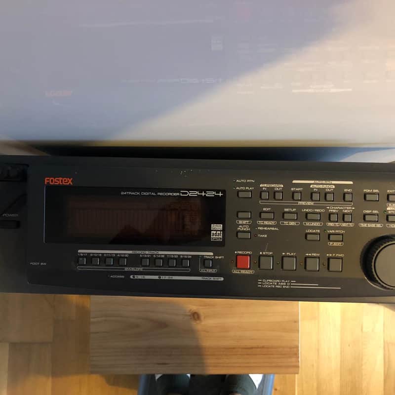 2000 s Fostex D2424. 24 track digital recorder Black
