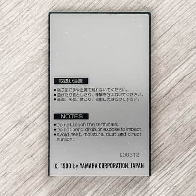 Yamaha SY55 / TG55 VC5501 Voice ROM Data Card // ANALOG // Motokazu Shinoda image 2