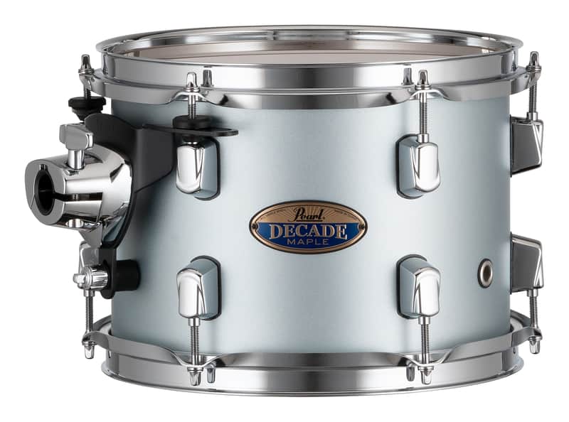 Pearl Decade Maple 8x7" Blue Mirage Lacquer #208 Rack Tom Tom Drum w/Opti-Loc Mount | WorldShip | NEW | Authorized Dealer image 1