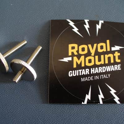 Gibson soft brass 50 thumbwheels and posts for vintage ABR-1 bridge Les Paul Royal Mount 2026 - Nickel image 3