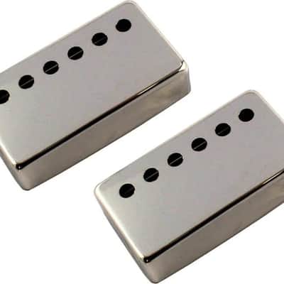 PC-0300 49.2 mm Humbucking Pickup Cover Set<br>Chrome with 2-3/32 bridge, Pack of 2 image 2