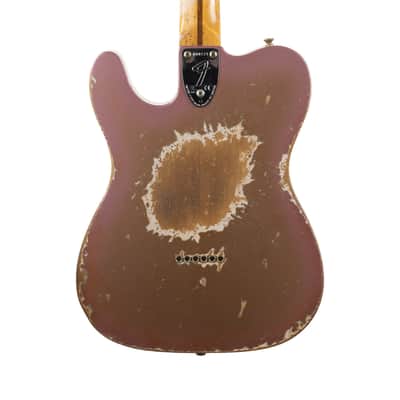 Fender Custom Shop Telecaster Custom Super Heavy Relic - Aged Firemist Gold with Aged Burgundy Mist Burst image 3