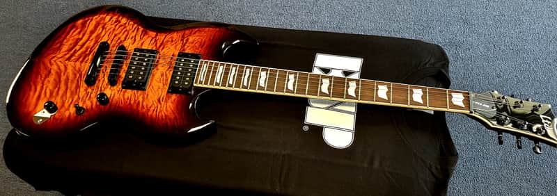 ESP LTD Viper-256 2023 - Dark Brown Sunburst image 1