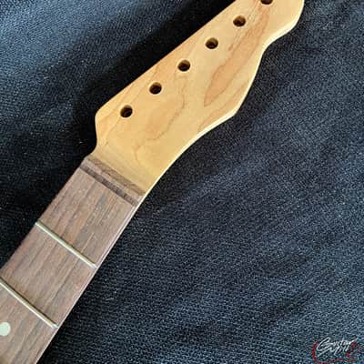 Guitar Mill T-Style Replacement Neck / 2 pc. Roasted Maple & Indian Rosewood / Chunky C (#GIN-3805) image 1