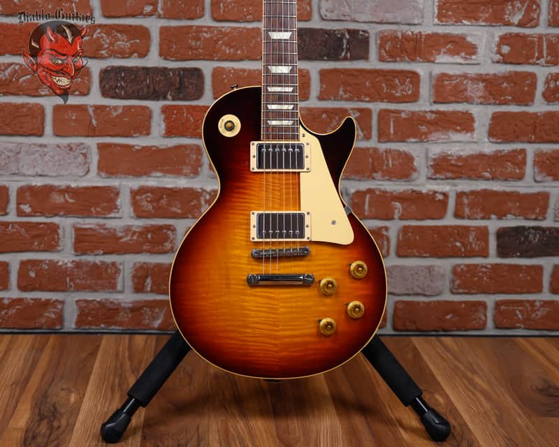 Gibson Custom Shop True Historic 1958 Les Paul Standard Reissue Flame Maple Top Sunburst 2015 w/OHSC image 1