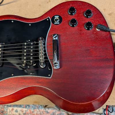 2016 Gibson SG Faded T with Rosewood Fretboard - Worn Cherry W/Hard Case image 14