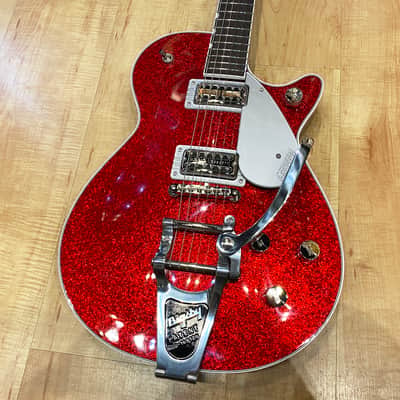 Gretsch G6129T Players Edition Jet FT with Bigsby Rosewood Fingerboard 2023 - Red Sparkle image 1