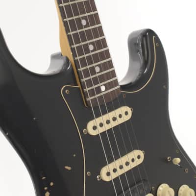 Fender Custom Shop '67 Strat HSS Relic Aged Black 2025 image 9